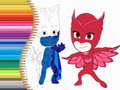 Peli Värityskirja PJ Masks verkossa