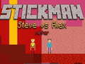 Peli Stickman Steve vs Alex Nether verkossa