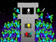 Peli Stickman vs zombeja: Epic Fight verkossa