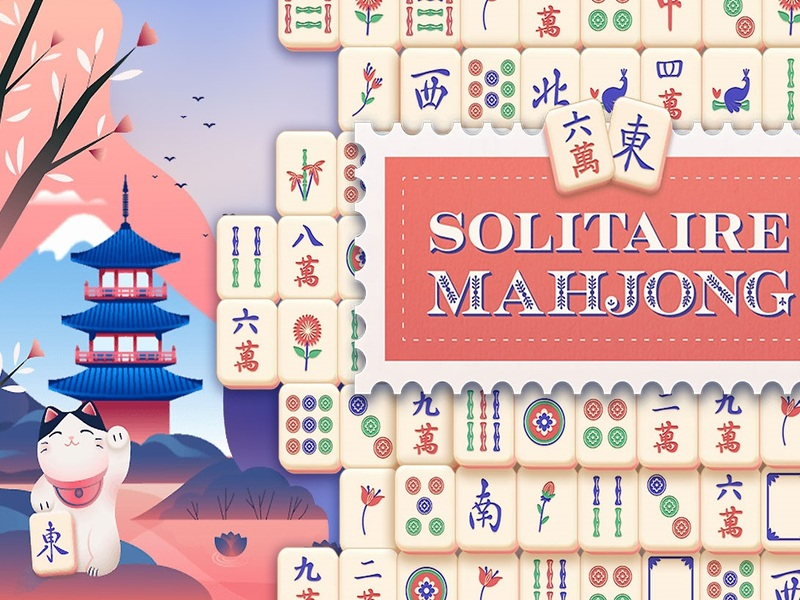 Peli Solitaire Mahjong verkossa