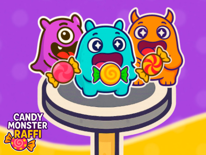 Peli Candy Monster Raffi verkossa
