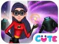 Peli Superhero Violetti Muotokuvaus verkossa