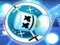 Peli Hop Ball 3D: Tanssilento Hellä Marshmello Laattateiden verkossa