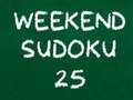 Peli Viikonlopun Sudoku 25 verkossa
