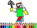Peli Takaisin kouluun: Minecraft Värittäminen verkossa