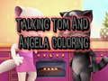 Peli Talking Tom ja Angela värityskirja verkossa