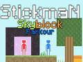 Peli Stickman Skyblock Parkour verkossa