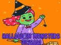 Peli Halloween Hirviö Palapeli verkossa