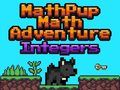 Peli MathPup Matematiikkaseikkailu: Kokonaisluvut verkossa