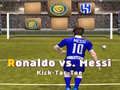 Peli Messi vs Ronaldo Kick Tac Toe verkossa
