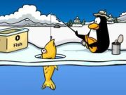 Peli Club Penguin: Jäällä Kalastus verkossa Peli Club Penguin: Jäällä Kalastus verkossa