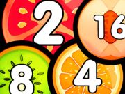 Peli Yhdistä pallot ampuja 2048 Connect Fruits verkossa