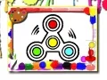Peli Fidget Spinner Värittämiskirja verkossa Peli Fidget Spinner Värittämiskirja verkossa