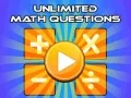 Peli Rajoittamattomat matematiikkakysymykset verkossa Peli Rajoittamattomat matematiikkakysymykset verkossa