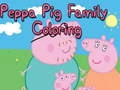 Peli Peppa Possu Perheen Värittäminen verkossa Peli Peppa Possu Perheen Värittäminen verkossa