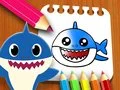 Peli Baby Shark Värityskirja verkossa