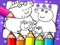 Peli Peppa Pigu Maalauskirja verkossa Peli Peppa Pigu Maalauskirja verkossa