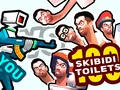 Peli Sinä vastaan 100 Skibidi-WC:tä verkossa