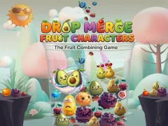 Peli Drop Merge Fruit-hahmot verkossa