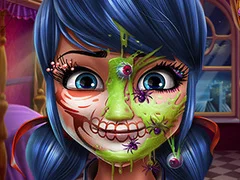 Peli Pilkkutyttö Halloween-Meikki verkossa