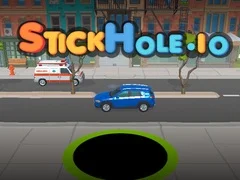 Peli Stickhole.io verkossa
