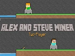 Peli Alex ja Steve: Kaksinpelaaja Kaivaja verkossa Peli Alex ja Steve: Kaksinpelaaja Kaivaja verkossa