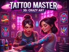 Peli Tattoo Master 3D: Hullu taide verkossa