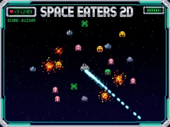 Peli Space Eaters 2D verkossa