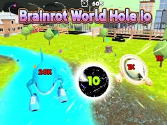 Peli Brainrot World Hole io verkossa