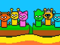 Peli Sprunki Lava Escape 2Player verkossa Peli Sprunki Lava Escape 2Player verkossa