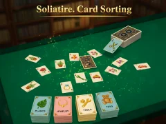 Peli Solitaire lajittelu verkossa