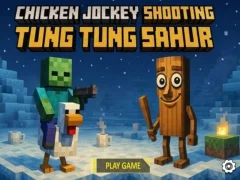 Peli Chicken Jockey Ammunta Tung Tung Sahur verkossa Peli Chicken Jockey Ammunta Tung Tung Sahur verkossa