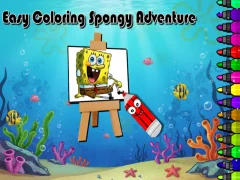 Peli Helppo väritys Spongy Adventure verkossa