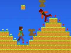 Peli Noob vs pro, mutta Anvil Rain Minecraft verkossa