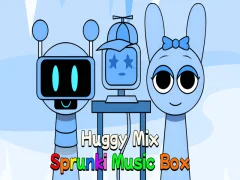 Peli Huggy Mix Sprunki Music Box verkossa