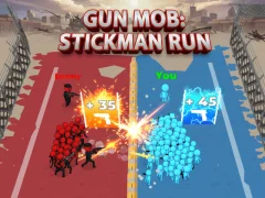 Peli Gun Mob: Stickman Run verkossa