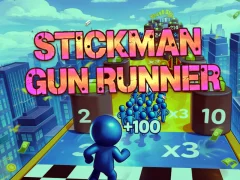 Peli Stickman Gun Runner verkossa