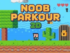Peli Noob Parkour 2D verkossa