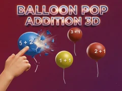 Peli Balloon Pop-lisäys 3D verkossa