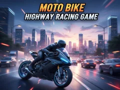 Peli Moto Bike Highway Racing Game verkossa