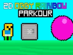Peli 2D Obby Rainbow Parkour verkossa