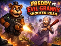 Peli Freddy vs Evil Granny Shooter Rush verkossa