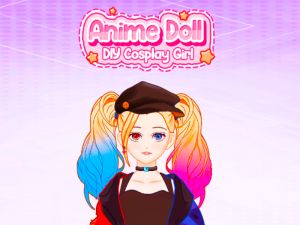 Peli Anime nukke diy cosplay tyttö verkossa