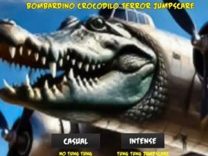 Peli Bombardino Crocodilo: Terror JumpScare verkossa