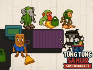 Peli Tung tung sahur supermarket verkossa
