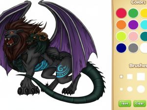 Peli Dragon Chimera-värityskirja verkossa