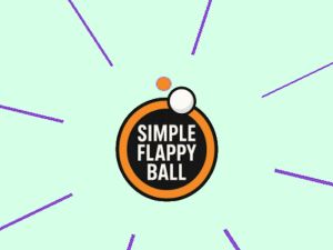 Peli Yksinkertainen flappy pallo verkossa