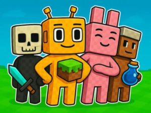 Peli Sprunki Craft- Hiekkalaatikko 3D verkossa