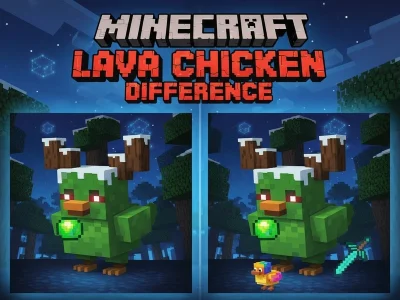 Peli Minecraft Lava Chicken-ero verkossa