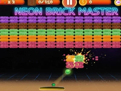 Peli Neon Brick Blast Master verkossa